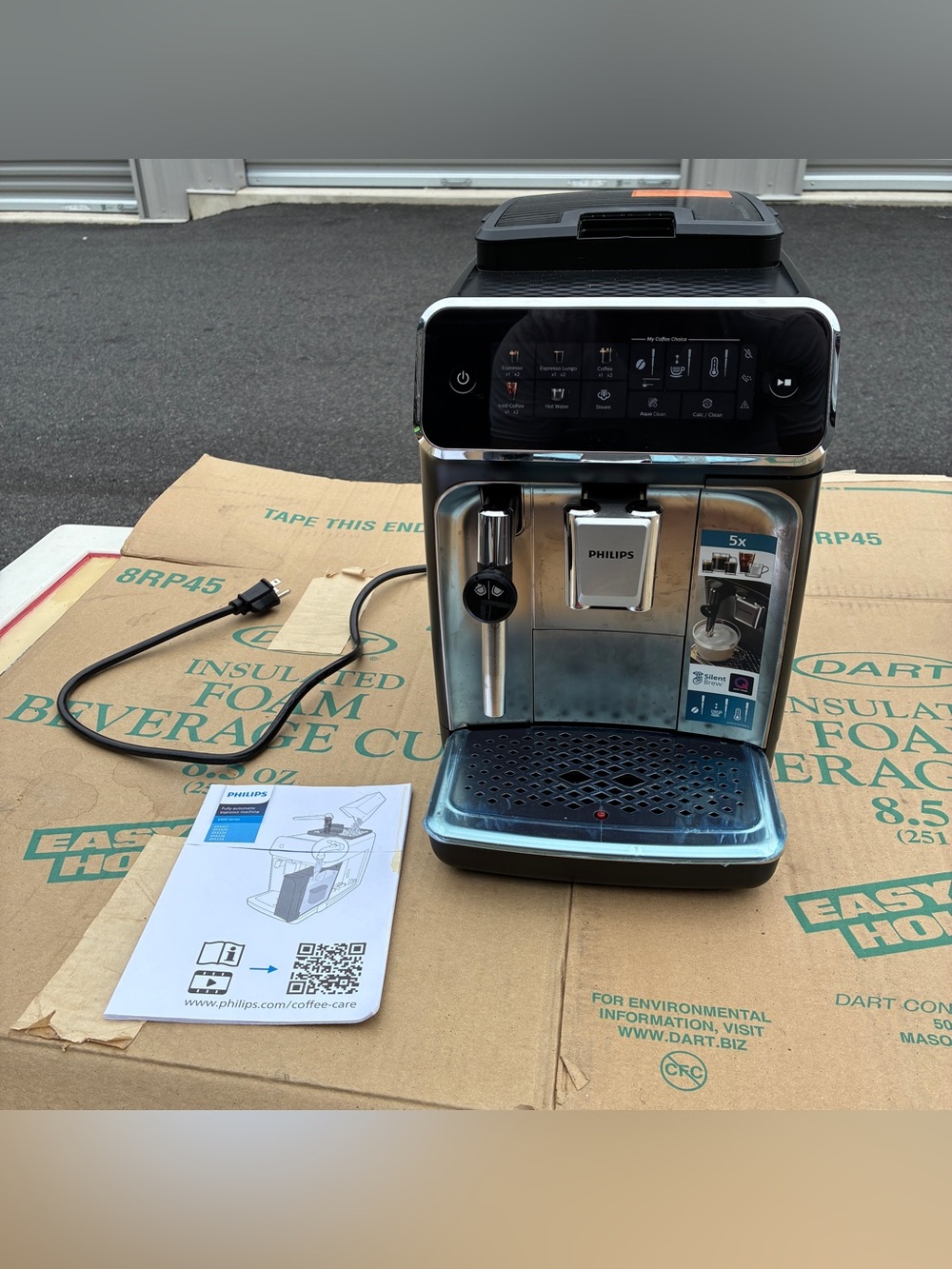 Philips 3300 Series Fully Automatic Espresso Machine Black Missing Lid On Top